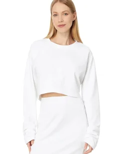 Oversized Raglan Sleeve Cropped Top