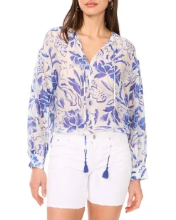 Oversized Tie Front Top