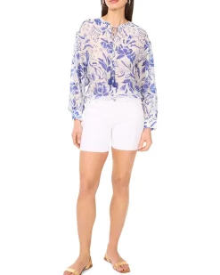 Oversized Tie Front Top