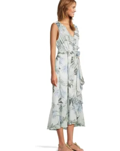 Palisade Palms Short Sleeve Maxi Dress