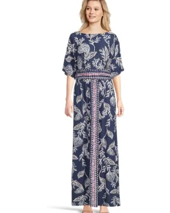 Parigi Boat Neck Maxi Dress