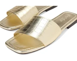 Paris Croco Leather Slide