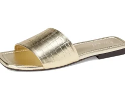Paris Croco Leather Slide