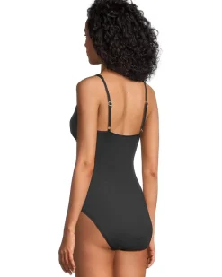 Pearl Tie Front One-Piece