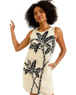 Peninsula Palms Sleeve Shift Dress