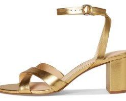 Peri Mid Heel - Metallic Nappa