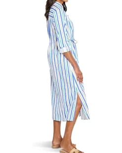 Petite Oasis Stripe Jamie Dress