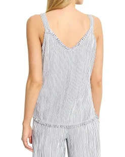 Petite Pin Stripe Gauze Tank