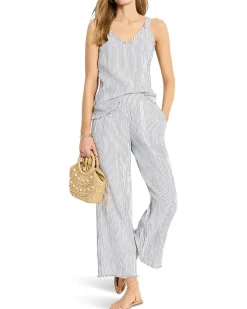 Petite Pin Stripe Gauze Tank