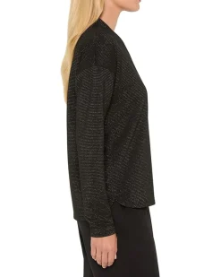 Petite Sparkle Stripe Everyday Top