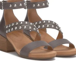 Piah Studded Heeled Sandal