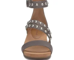 Piah Studded Heeled Sandal