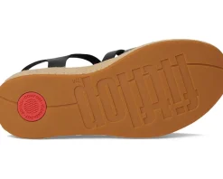 PLATFFORMS Espadrille Leather Fisherman Wedge Sandals