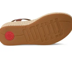 Platfforms Woven Wedge Ankle-Strap Sandals