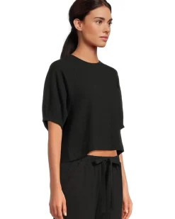 Pleated Sleeve Top