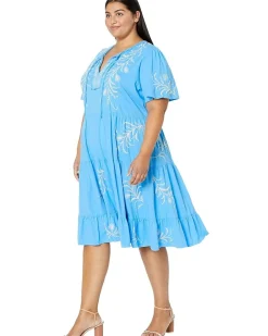 Plus Size Fern Tiered Knit Dress