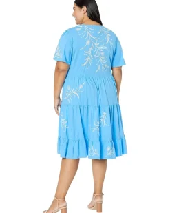 Plus Size Fern Tiered Knit Dress