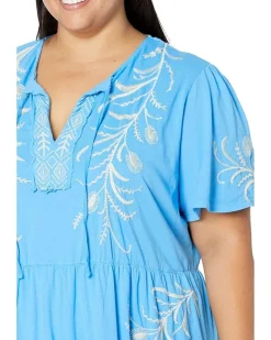 Plus Size Fern Tiered Knit Dress