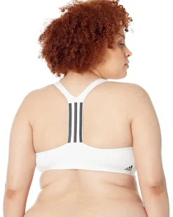Plus Size Training Medium Support Better 3-Stripes Bra