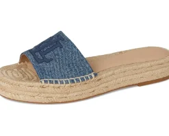 Polly Washed Denim Espadrille
