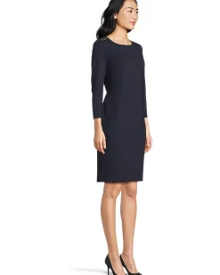 Ponte 3/4 Sleeve Dress