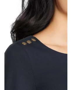 Ponte 3/4 Sleeve Dress