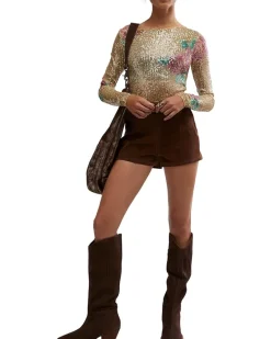 Printed Gold Rush Long Sleeve