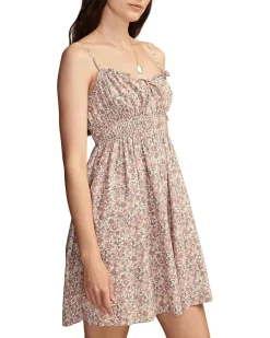 Printed Smocked Sweetheart Mini