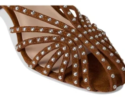 Priscilla Lattice Slingback Mid-heel Sandal
