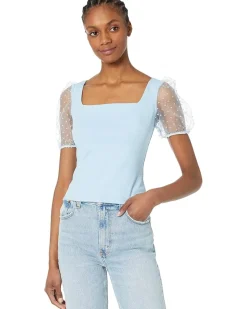 Puff Sleeve Top V1VX1T11