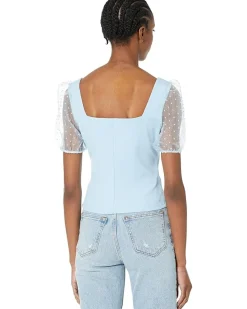 Puff Sleeve Top V1VX1T11