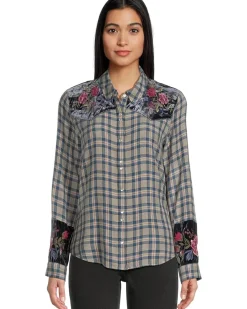 Puff Sleeve Western Shirt - Sassiba