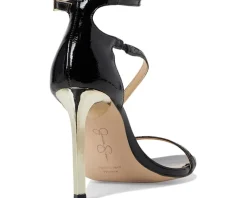 Qamille Asymmetrical High Heel Sandals