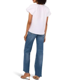 Raglan Puff Sleeve Blouse