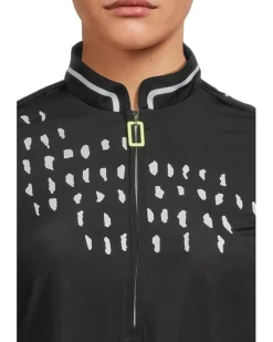 Raindrops Print Long Sleeve Sunsense Top