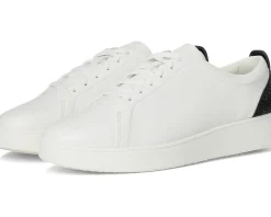 Rally Crystal-Backtab Leather Trainers