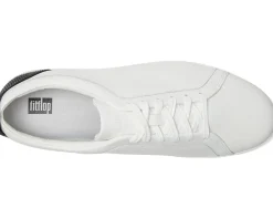Rally Crystal-Backtab Leather Trainers