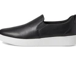 Rally Leather Slip-On Skate Sneakers