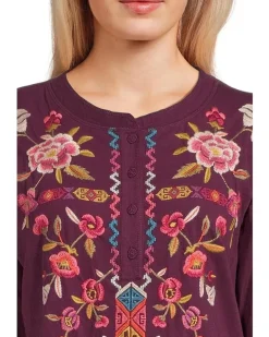 Raw Seam Henley- Anaya