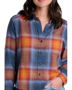 Re-Form Flannel Boxy Long Sleeve Shirt