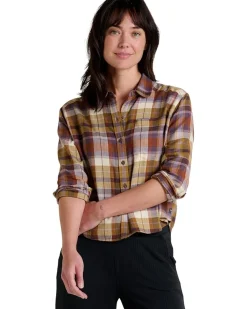 Re-Form Flannel Boxy Long Sleeve Shirt