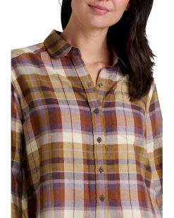 Re-Form Flannel Boxy Long Sleeve Shirt