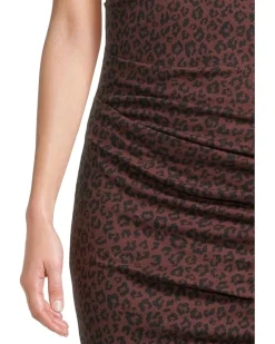 Reign Knife Neck Midi Pleated Dress