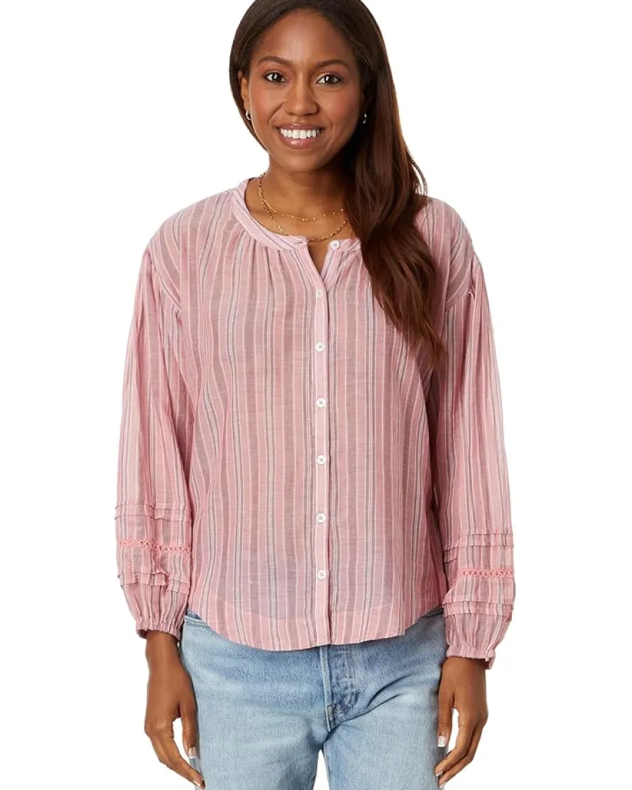 Relaxed Button Through Blouse