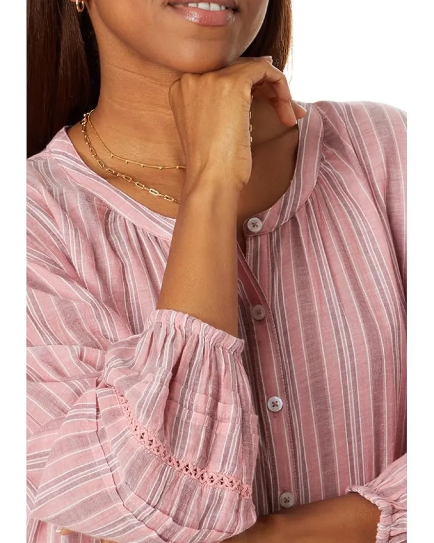 Relaxed Button Through Blouse