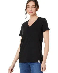 Relaxed Fit Lightweight Short Sleeve V-Neck T-Shirt