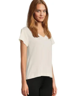 Relaxed Short Sleeve V-Neck Tee