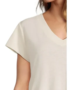 Relaxed Short Sleeve V-Neck Tee
