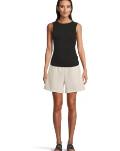 Rib Slub Side Pleat Tank