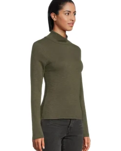 Rib Slub Turtleneck
